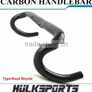 Chinese Cheap Carbon Handlebar Glossy Matte Surface 3K UD Carbon Bicycle Road Handlebar Carbon Bicycle Parts thumbnail-1