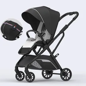 Hot Sale Luxury Baby Stroller Easy Folding Baby Jogger EN1888 Certified Lightweight Travel Baby Pushchair Pram thumbnail-1