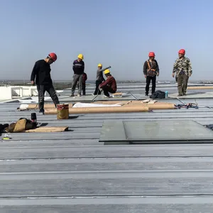 Steel Roof System Steel Structure Standing Seam Heat Insulation Leakproof thumbnail-2