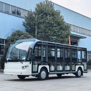 Dear Customer: we Carefully Recommend a 23-seater Enclosed Sightseeing Electric Vehicle With Air Conditioning and Full Glass Doors for Scenic Spots. thumbnail-1