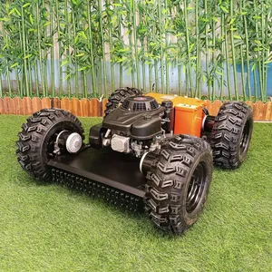 Robotic Smart Lawn Mower Operator-Safe Design Automatic Wireless Grass Trimmer RC Lawn Mower Vigorun VTW550 thumbnail-2
