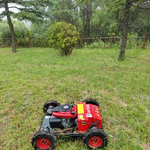 Agriculture Gasoline Powered Walking Speed 0~6Km/H Remote Operated Grass Cutter thumbnail-3