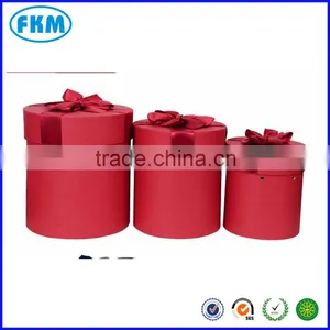 3pcs/Set , (size:L ,M. S). High-grade Pure Color Round Box ,cardboard Gift Boxes thumbnail-4