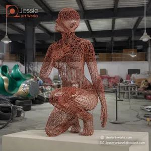 Fiberglass Human Figure Statue for Indoor Decoration thumbnail-3