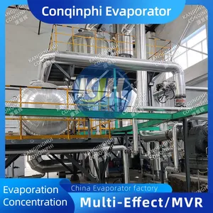Energy-Efficient Skid-mounted MVR Evaporator, 7.5kW Compressor, Automated CIP Cleaning Ready thumbnail-2