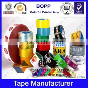 Red Color With Company Logo Printed Packing Tape thumbnail-5
