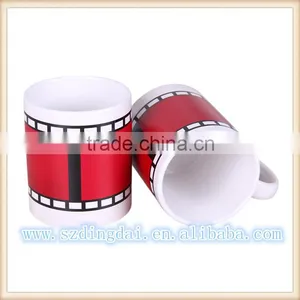 Film Color Chaning Mug Sublimation Mugd Ceramic Mug Color Changing Mug Mug Press Blue Red & Black thumbnail-1