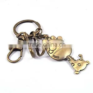 Creative Promotional Gift Custom Animal Metal Keychain thumbnail-2
