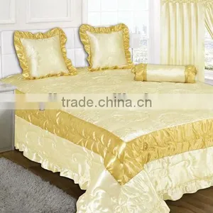 2016 Hot Sale 8Pcs Satin Hot-Pressed Coverlet thumbnail-1