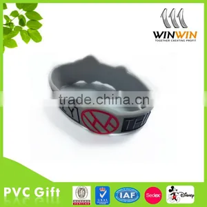 HAZY Things Debossed Logo Rubber Wrist Strap thumbnail-1
