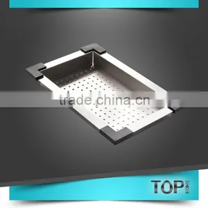 For Hanging Bowl Sink Stainless Steel Colander thumbnail-1