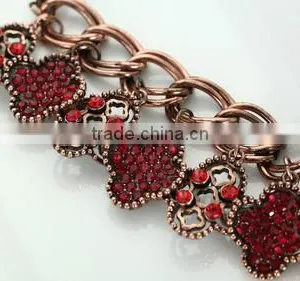 The European and American Fashion Metal Joker Diamond Necklace Old Fashion Jewelry thumbnail-2