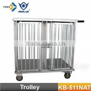 Aluminum Dog Trolley and Dog Cage 511NAT thumbnail-1