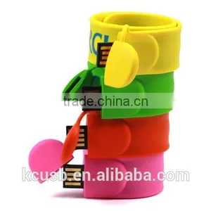 Slap Wristband Usb Flash Drive With Custom Logo thumbnail-3
