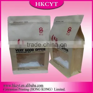 High Quality Hot Sale Flat Bottom Kraft Paper Bag thumbnail-2