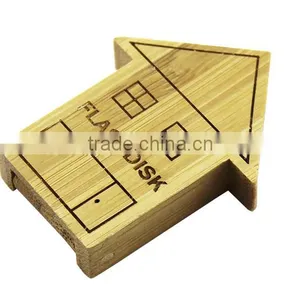 Best Wedding Gifts USB, Wooden House USB Stick 2.0 16gb thumbnail-2