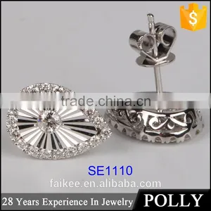 Dubai Gold Jewelry Earrings Micro Shine Plates thumbnail-2