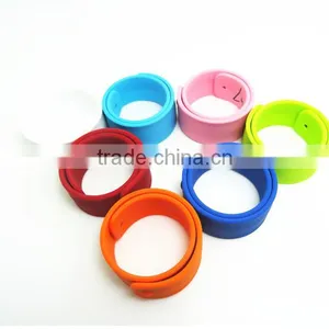 2015 Promotional Silicone Slap Watch With Janpanese Movement thumbnail-3