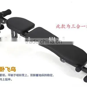 Exercise Curved Sit up Bench Home Gym Fitness Crossfit Sit up Bench thumbnail-4