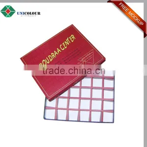 Custom Design Luxury Logo Cardboard Box Chocolate With Paper Tray thumbnail-2