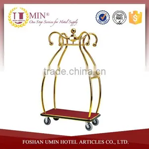 Hotel Room Luggage Cart Wheels thumbnail-1