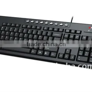 USB Standard Wired Cable Black Keyboard For PC Laptop thumbnail-1