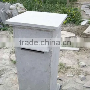 Blue Limestone Mailbox thumbnail-1
