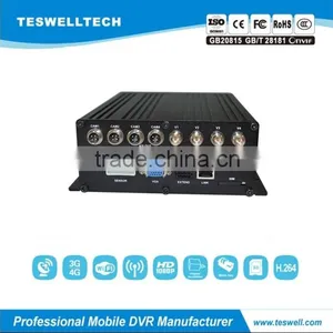 4CH SDI 1080P MDVR 3G/4G/WIFI /GPS hd SDI Mobile Dvr for Bus thumbnail-1