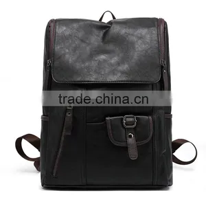 2015 Vintage Mens Leather Laptop Bag Backpack Quality Choice thumbnail-3