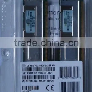 461828-B21! 4GB FBD PC2-5300 2 x 2 GB Low Power Dual Rank Kit thumbnail-1