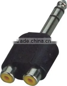 JYA5336 6.3mm Stereo Audio Adapt Connector thumbnail-1