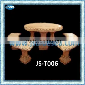 Hand Carved Outdoor Stone Tables and Benches thumbnail-1