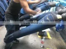 Jeans Brush Latex Rubber Leg thumbnail-5