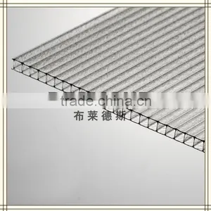 2 Layers Polycarbonate Sheet PC Sheet Sun Sheet Plastic Building Material 10 Years Gurantee With UV Finish thumbnail-3