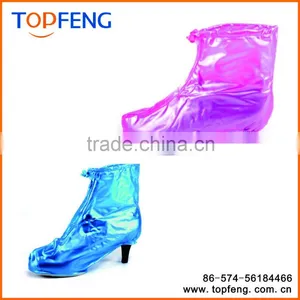 Fashion Waterproof High Heel Shoes Cover Rain Snow Reusable Protective Shoes Covers for Women High Heel thumbnail-1