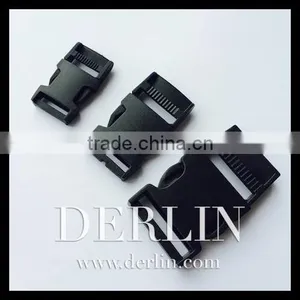 Black Separable Fastener Clip Plastic Belt Buckle thumbnail-2