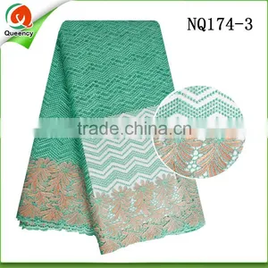 Guangzhou Wholesale Market of White Tulle Net Lace Fabric With Stone NQ174-2 thumbnail-3