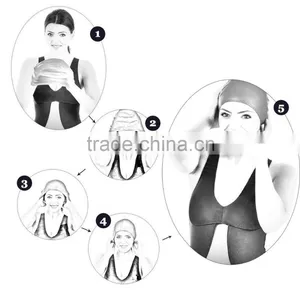 Waterproof Silicone Swim Cap With Ear Pouches for Men ,Women and Adults thumbnail-4