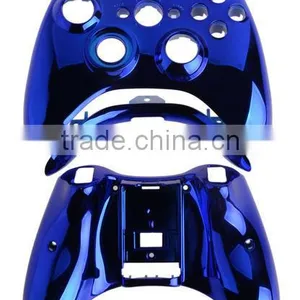 Custom for Xbox One Chrome Blue Replacment Shell Buttons for Xbox 360 Mod Kit Controller thumbnail-1