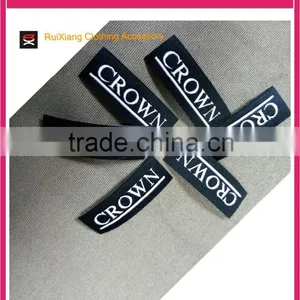 Custom Iron on Clothing Woven Labels ,laser Cut Label thumbnail-1
