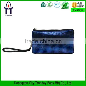 Fabric With Light Pearl Gold Blocking Purse Bag Evening Bag Clutch Bag With Handle thumbnail-1