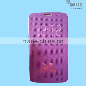 LED Display Function Flip Phone Case for HTC E8 thumbnail-4