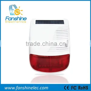 Fanshine Wireless Alarm Outdoor Multi Use Solar Power Siren 433Mhz thumbnail-1