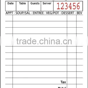 Guest Check ,Restaurant Docket Book,waiter Docket Book Printing thumbnail-1