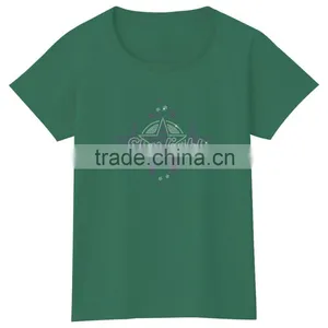 Summer Girls Cotton Tee Rhinestones Iron on Tshirt thumbnail-4