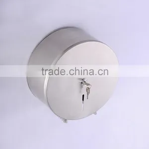 Wall Mount Stainless Steel Toilet Paper Holder Tissue Roll Covers Waterproof Tissue Box thumbnail-2