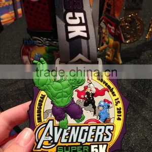 Custom Cheap Sport Marathon Memorial Metal Medal / Ribbon Medal thumbnail-3