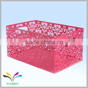 Sturdy Modern Style Metal Bath Toy Storage Box for Paper Organizer thumbnail-2