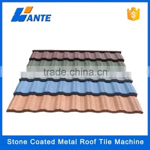 2015 Trade Assurance Colorful Stone Chip Coated Steel Roof Tile,stone Coated Metal Roof Tile thumbnail-1