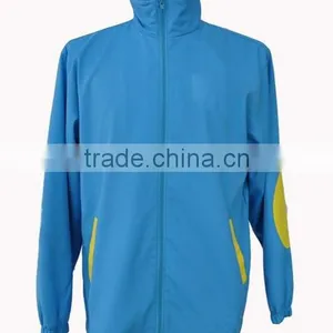 Mens Plain Lightweight Windbreaker Jackets thumbnail-3